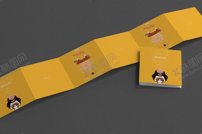 编号：98835809261144396469【酷图网】源文件下载-折页展示样机