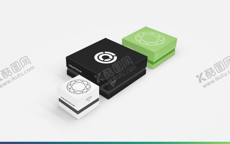 编号：17304709261423286705【酷图网】源文件下载-彩色包装盒样机