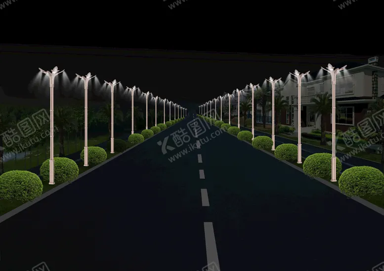 编号：14798509210108325702【酷图网】源文件下载-路灯效果图
