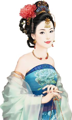 古装帅哥美女插画图片中国风公子英雄