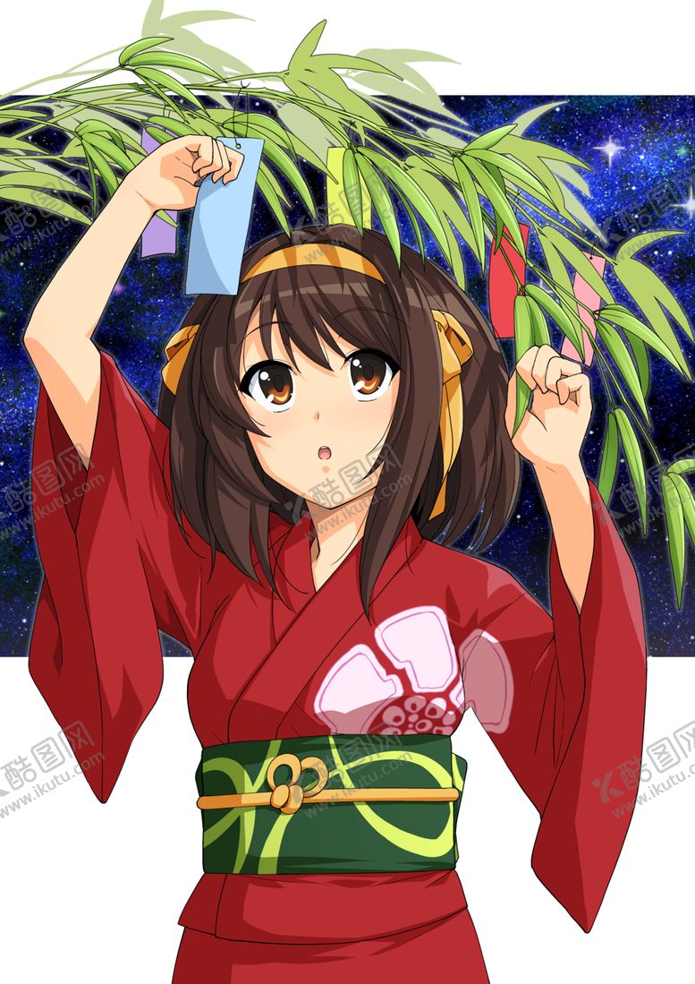 编号：14823504061544457270【酷图网】源文件下载-彩色动漫人物插画背景