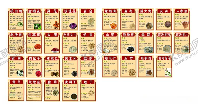 编号：13768409190003566641【酷图网】源文件下载-中药展板