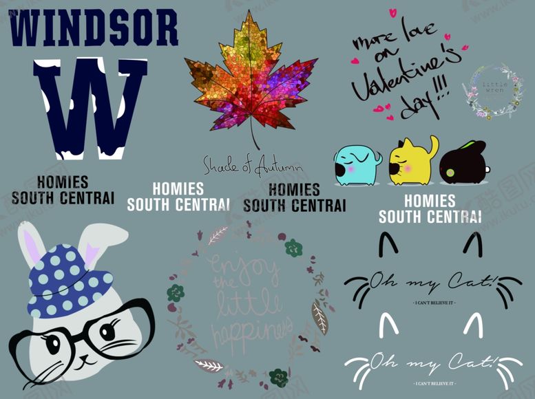 编号：48745810061634571976【酷图网】源文件下载-时尚贴画