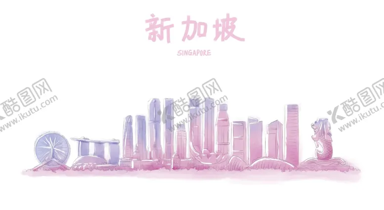 编号：58364804071811568603【酷图网】源文件下载-手绘城市城市地标