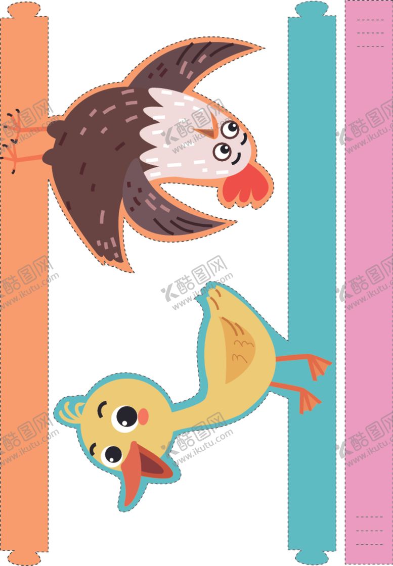 编号：72992809290252591912【酷图网】源文件下载-鸭子鸡头饰