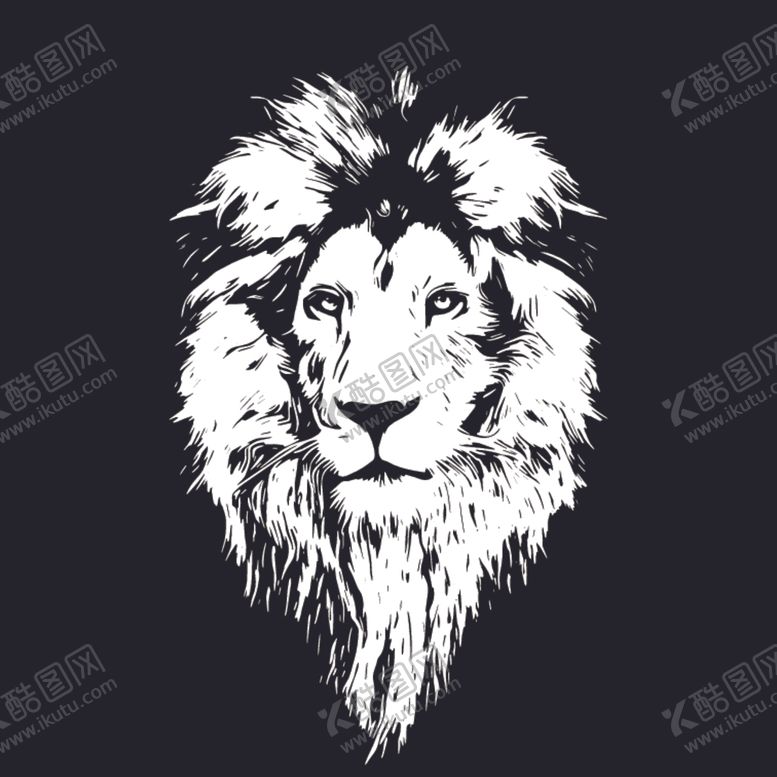 编号：80045305121324421448【酷图网】源文件下载-狮子Lion涂鸦动物