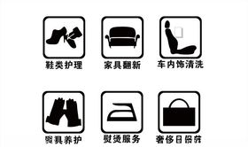 干洗店标识标牌展板