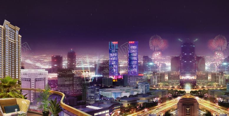 编号：17287409200430549741【酷图网】源文件下载-繁华城市