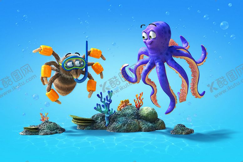 编号：19263310060642447277【酷图网】源文件下载-海底世界装饰画