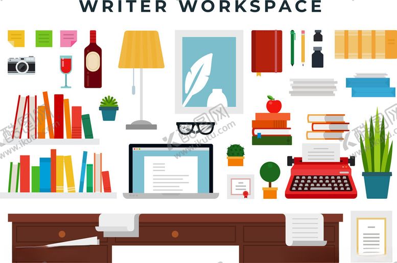 编号：52375711151358308475【酷图网】源文件下载-作家的多彩创意工作空间