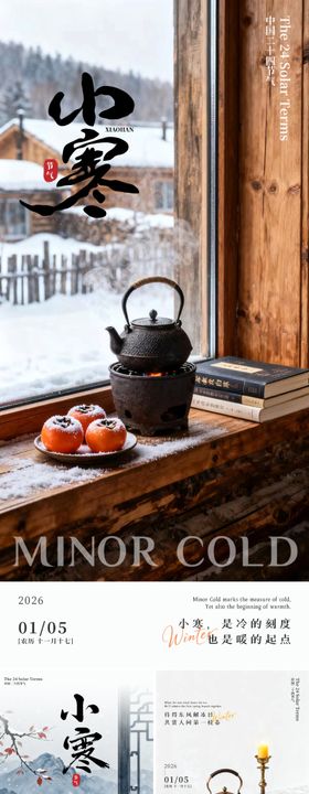小寒节气海报