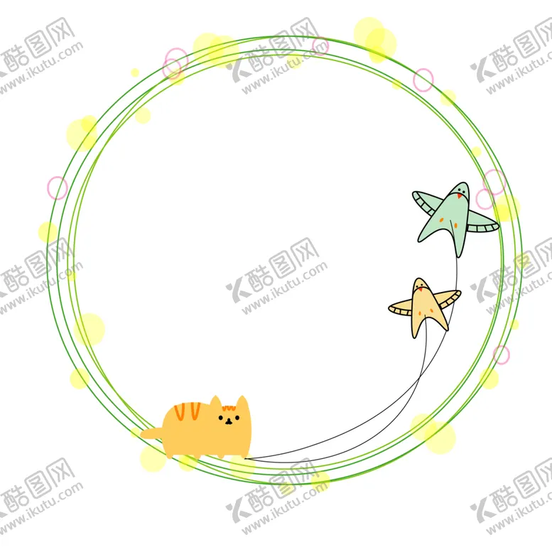 编号：47439106260204464869【酷图网】源文件下载-卡通边框简洁边框