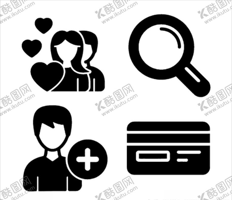 编号：57877609240200456422【酷图网】源文件下载-常用小元素矢量合集