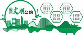 市民文明公约创文文化墙