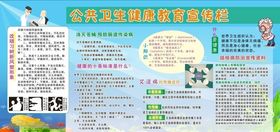 公共卫生健康教育宣传栏