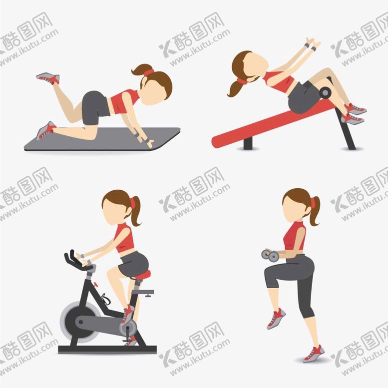 编号：28369009212001380794【酷图网】源文件下载-瑜伽女人