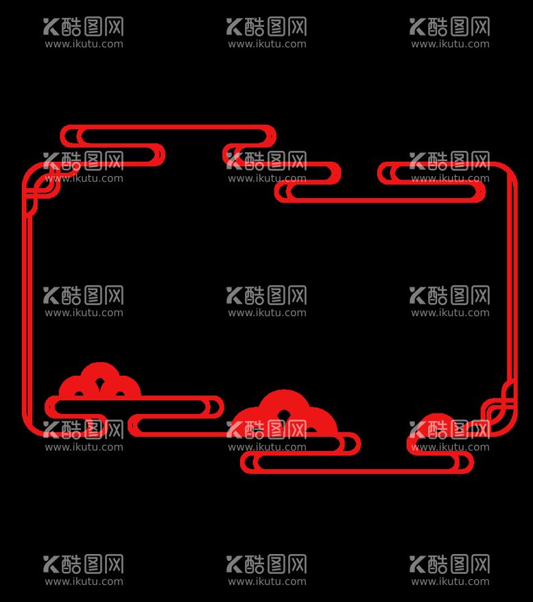 编号：59545610260453124542【酷图网】源文件下载-国潮古风边框