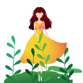 插画女孩