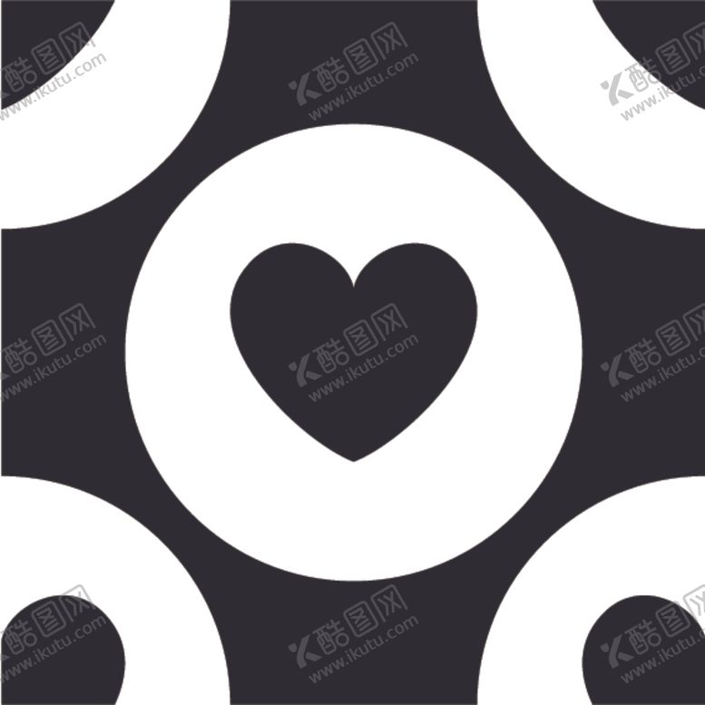 编号：24159910290309042504【酷图网】源文件下载-黑白简约花纹图案设计