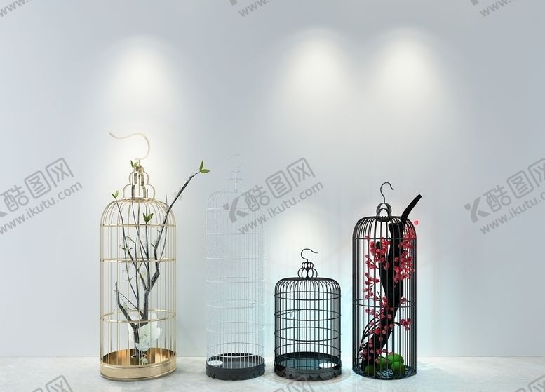 编号：90049409232112428347【酷图网】源文件下载-鸟笼模型
