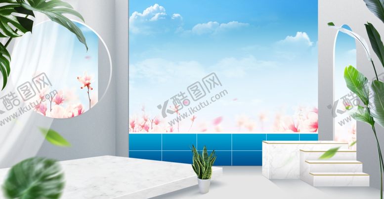 编号：93643904132125466123【酷图网】源文件下载-电商海报banner背景图片