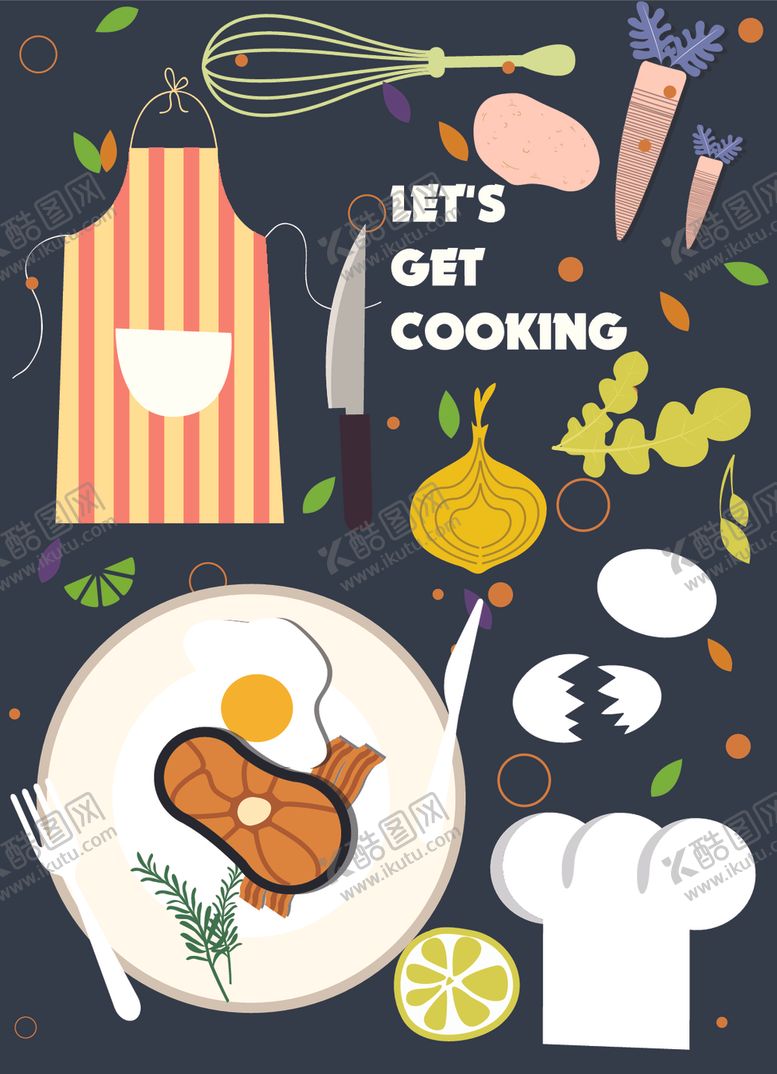 编号：87808509191844041951【酷图网】源文件下载-餐饮烹饪主题卡通插画