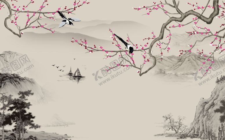 编号：25239709290342349796【酷图网】源文件下载-背景墙装饰画