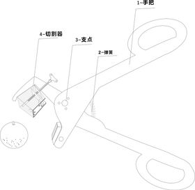 一种可用于大柑橘茶定量夹取工具