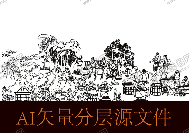 编号：34168009162350045742【酷图网】源文件下载-酿酒过程图