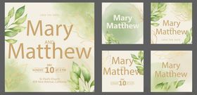 婚礼请柬设计模板