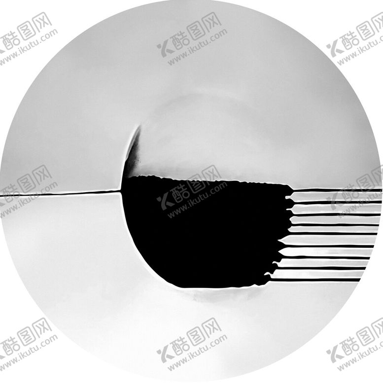 编号：41804311172313103337【酷图网】源文件下载-水墨时尚圆形挂画装饰画