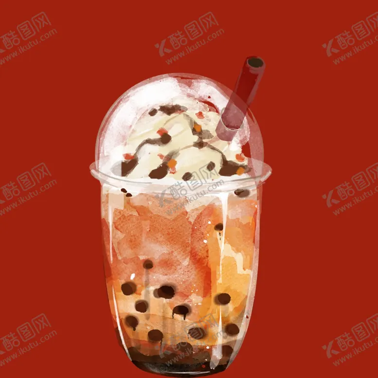 编号：27945312181713042794【酷图网】源文件下载-手绘奶茶饮料