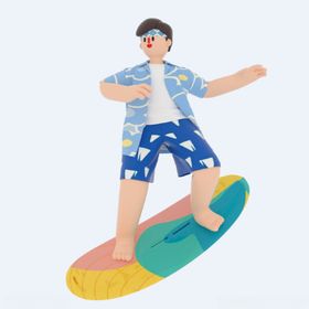 C4D模型卡通人