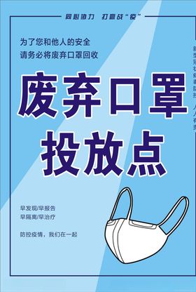 废弃口罩投放点
