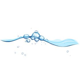 透明水素材珠波纹纹理