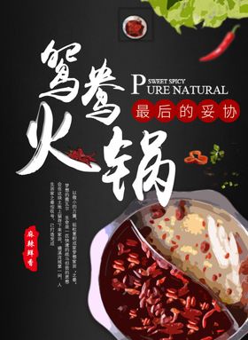鸳鸯火锅海报