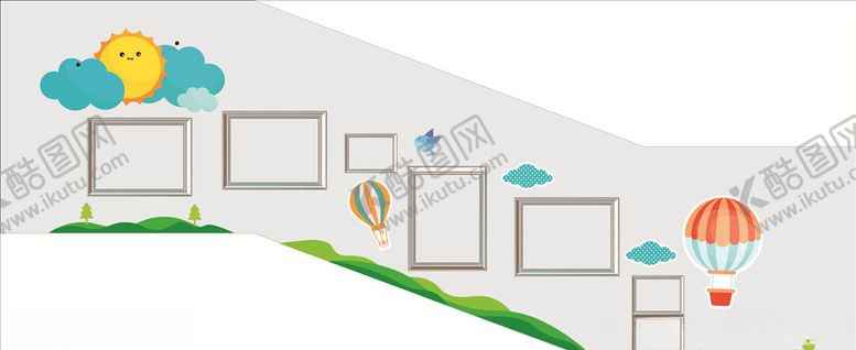 编号：46019910101341071015【酷图网】源文件下载-幼儿园楼梯文化墙