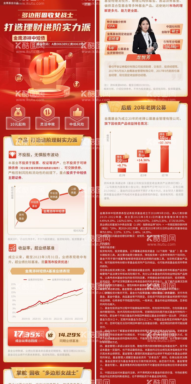 编号：72067811191328174918【酷图网】源文件下载-理财基金金融喜庆长图海报