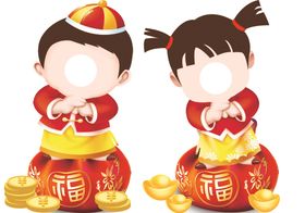 新年立牌