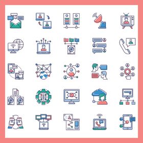 科技办公图标集合