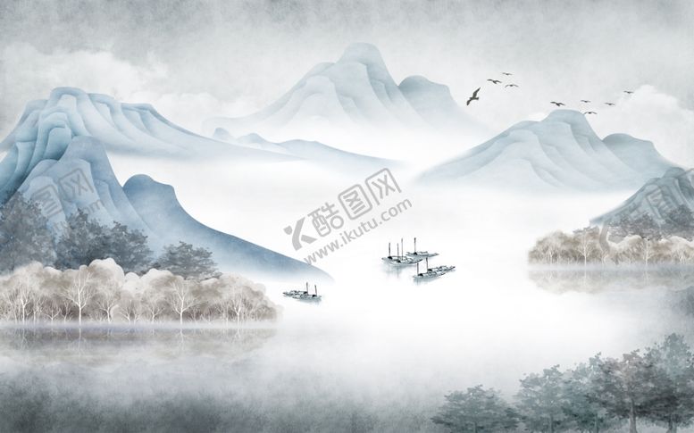 编号：58752209220646163372【酷图网】源文件下载-水墨画