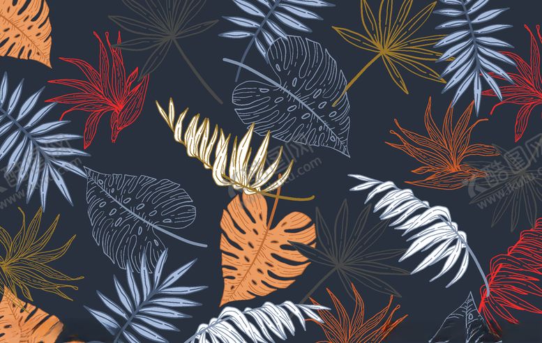 编号：37640409271617262514【酷图网】源文件下载-叶子背景