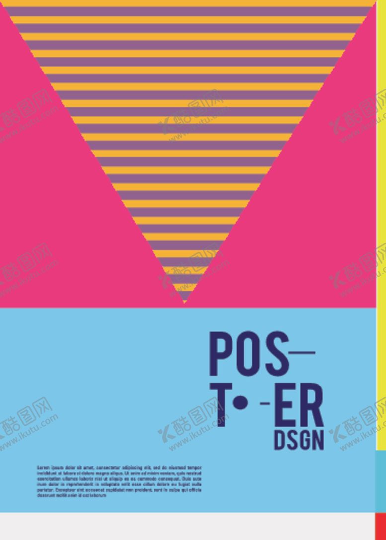 编号：46423010141257233824【酷图网】源文件下载-几何拼接创意海报图案