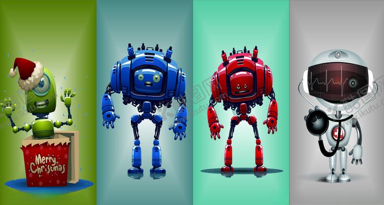编号：68251503161144583122【酷图网】源文件下载-机器人组图