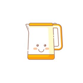 生活用品可爱电热水壶PNG