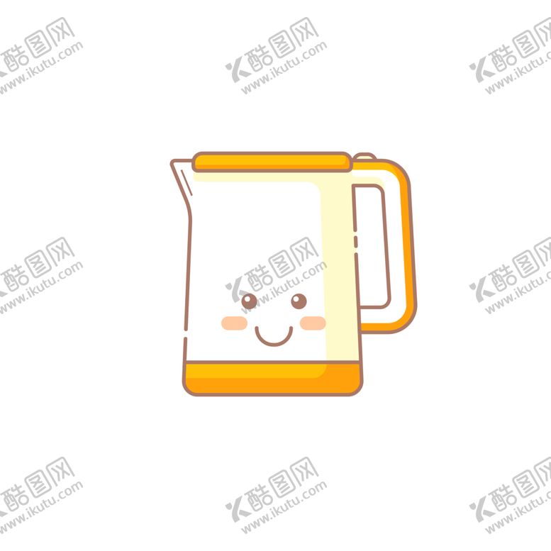 编号：57977109232251043722【酷图网】源文件下载-生活用品可爱电热水壶PNG