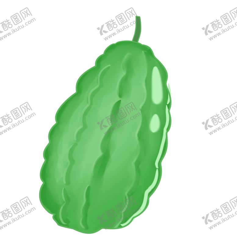 编号：60275409212112380913【酷图网】源文件下载-手绘蔬菜苦瓜凉瓜