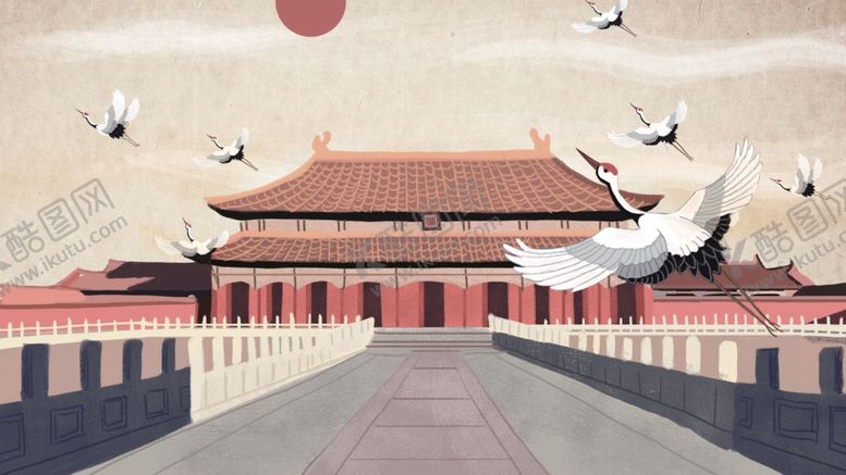 编号：13375804241957067877【酷图网】源文件下载-女子于古建筑前起舞