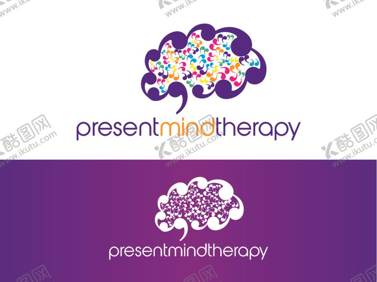 编号：54433310052130222055【酷图网】源文件下载-创意大脑logo标志设计