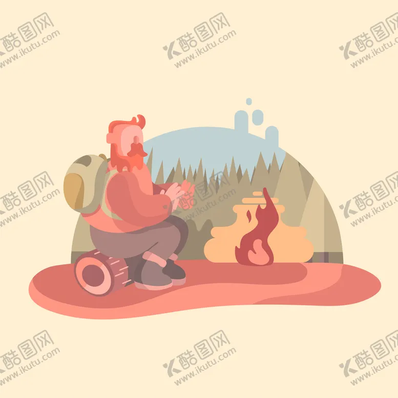 编号：23996911040751587274【酷图网】源文件下载-徒步旅行 